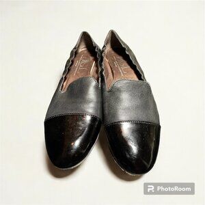 AGL Italian designer all leather cap toeflats size 41 retro vibes